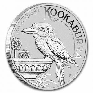 Moneda Kookaburra de Plata 1 oz 2022 lateral