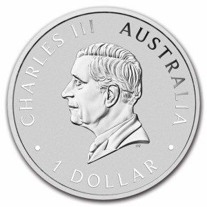 Moneda de Plata Kookaburra 1 oz 2024 BU Anverso