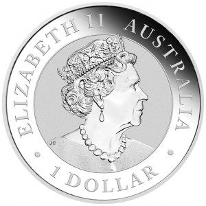 Moneda Pepita -Golden Eagle- de Plata 1 oz 2021 reverso