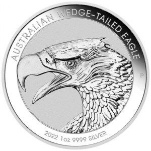Moneda Wedge Tailed Eagle de Plata 1 oz 2022 BU