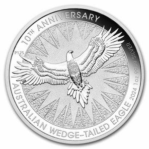 Moneda de Plata Wedge Tailed Eagle 1 oz 2024 BU