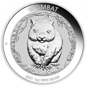Moneda Wombat de Plata 1 oz 2021