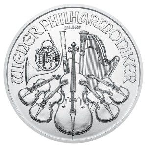 Moneda de Plata Filarmónica 1 oz 2024 BU reverso