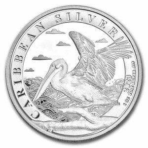 Moneda de Plata Pelícano Caribeño 1 oz 2023 BU