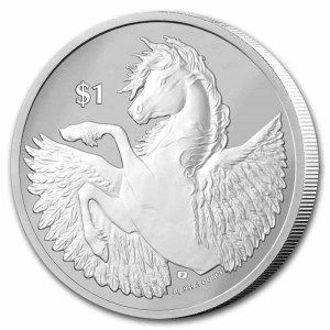Moneda de Plata Pegaso 1 oz 2023 BU