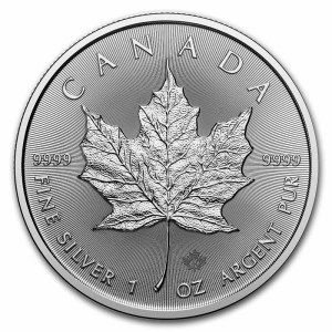 Moneda de Plata Maple Leaf 1 oz 2024 BU