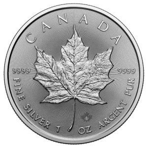Moneda de Plata Maple Leaf 1 oz 2025 BU