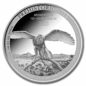 Moneda Archaeopteryx de Plata 1 oz 2021