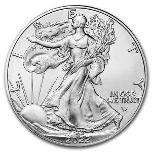 Moneda American Eagle de Plata 1 oz 2022 BU