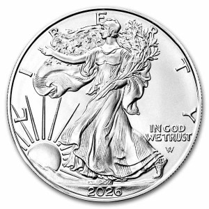 Moneda de Plata American Eagle 1 oz 2026 BU