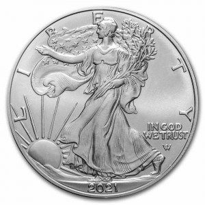 Moneda American Eagle Tipo 2 de Plata 1 oz 2021