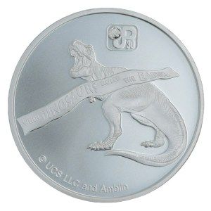 Moneda de Plata Parque Jurásico 30 Aniversario 1 oz 2023 BU