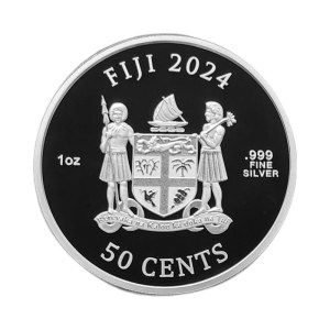 Moneda de Plata Popeye 1 oz 2024 Proof-Like reverso