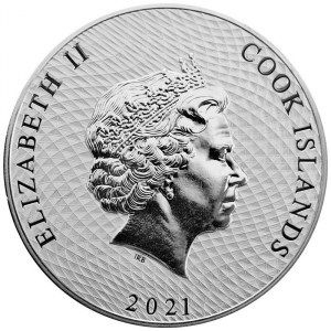 Moneda Bounty Motín de Plata 1 oz 2021 reverso