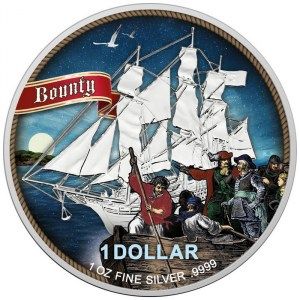Moneda Bounty Motín de Plata 1 oz 2021