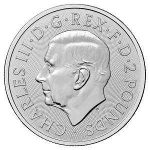 Moneda de Plata León británico 1 oz 2025 BU anverso