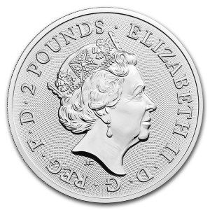 Moneda Leyendas de la música -Queen- de Plata 1 oz 2020 reverso
