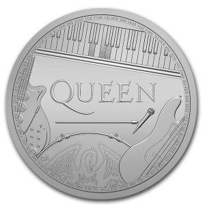 Moneda Leyendas de la música -Queen- de Plata 1 oz 2020