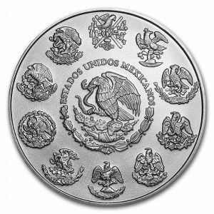 Moneda Libertad de México de Plata 1 oz 2022 BU anverso