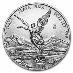 Moneda Libertad de México de Plata 1 oz 2022 BU