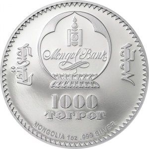 Moneda Madre Teresa de Plata 1 oz 2022 Color-Proof reverso