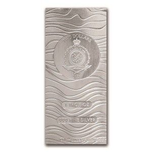Moneda Beskar Mandalorian de Star Wars de Plata 1 oz 2021 reverso