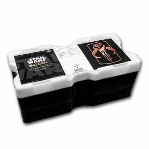 Moneda Beskar Mandalorian de Star Wars de Plata 1 oz 2022 BU monster box