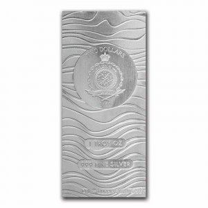 Moneda Beskar Mandalorian de Star Wars de Plata 1 oz 2022 BU reverso