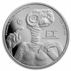 Moneda E.T. 40 Aniversario de Plata 1 oz 2022 BU