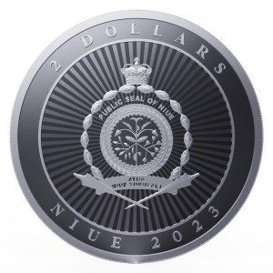 Moneda de Plata Hibernia 1 oz 2023 BU anverso