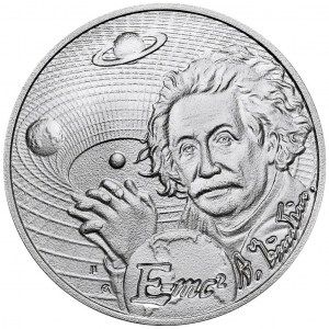 Moneda Iconos de la Inspiración: Albert Einstein de Plata 1 oz 2022 BU