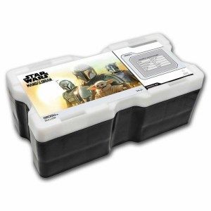 Moneda de Plata Mandalorian: Grogu "Baby Yoda" de Star Wars 1 oz 2023 BU Monster Box