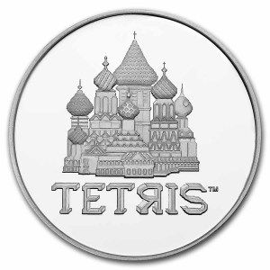 Moneda Tetris de Plata 1 oz 2021