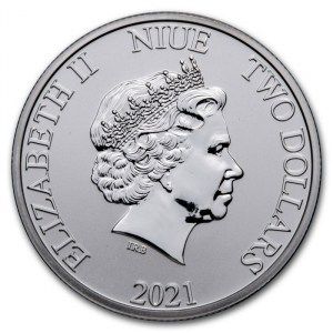 Moneda Tortuga Carey de Plata 1 oz 2021 BU reverso
