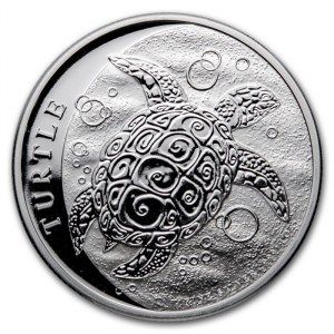 Moneda Tortuga Carey de Plata 1 oz 2021 BU