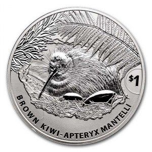 Moneda Kiwi de Plata 1 oz 2021