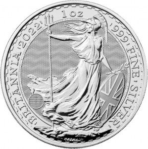 Moneda Britannia de Plata 1 oz 2022