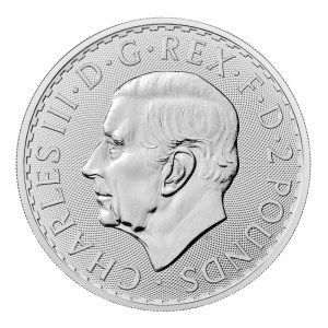 Moneda de Plata Britannia 1 oz 2025 BU Anverso