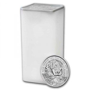 Moneda Mitos y Leyendas: Maid Marian de Plata 1 oz 2022 tubo