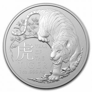 Moneda Año del Tigre RAM de Plata 1 oz 2022