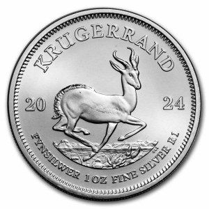 Moneda de Plata Krugerrand 1 oz 2024 BU
