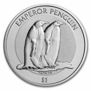 Moneda de Plata Territorio Antártico Británico: Pingüino Emperador 1 oz 2023 BU