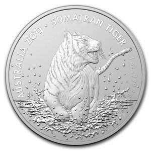 Moneda Tigre de Sumatra de Plata 1 oz 2020