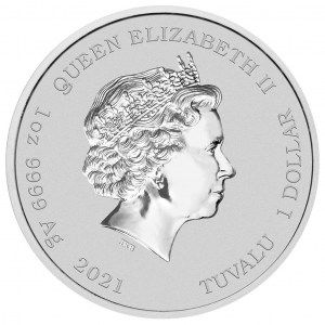Moneda La Familia Simpson de Plata 1 oz 2021 BU reverso