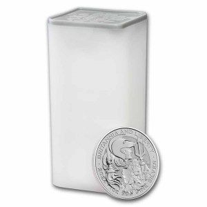 Moneda de Plata Britannia y Libertad 1 oz 2024 BU Tubo
