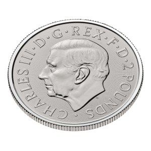Moneda de Plata Mitos y Leyendas: Beowulf 1 oz 2024 BU Anverso Lateral