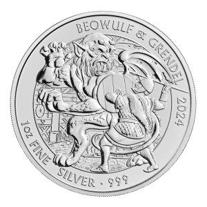 Moneda de Plata Mitos y Leyendas: Beowulf 1 oz 2024 BU