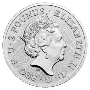 Moneda Mitos y Leyendas: Little John de Plata 1 oz 2022 BU reverso