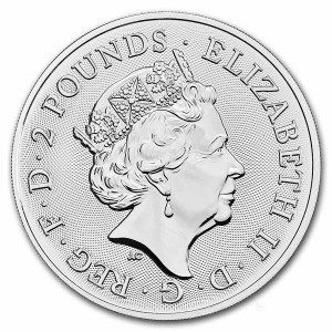 Moneda The Royal Arms de Plata 1 oz 2022 BU reverso