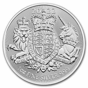 Moneda The Royal Arms de Plata 1 oz 2022 BU